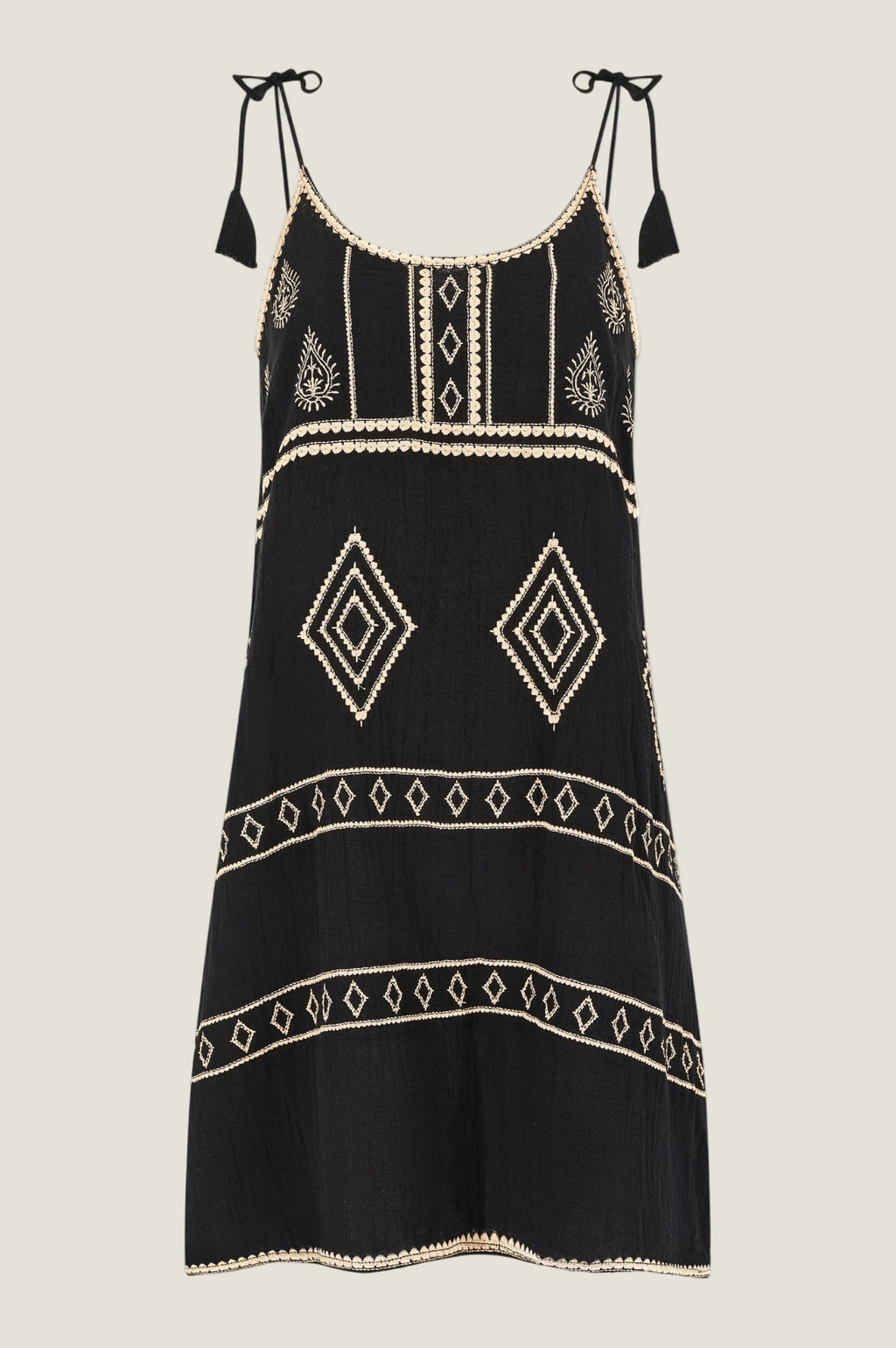 Imogen Dress | Black/Gold