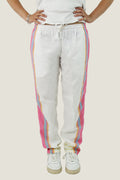Unisex Kikoy Trousers | White/Pink