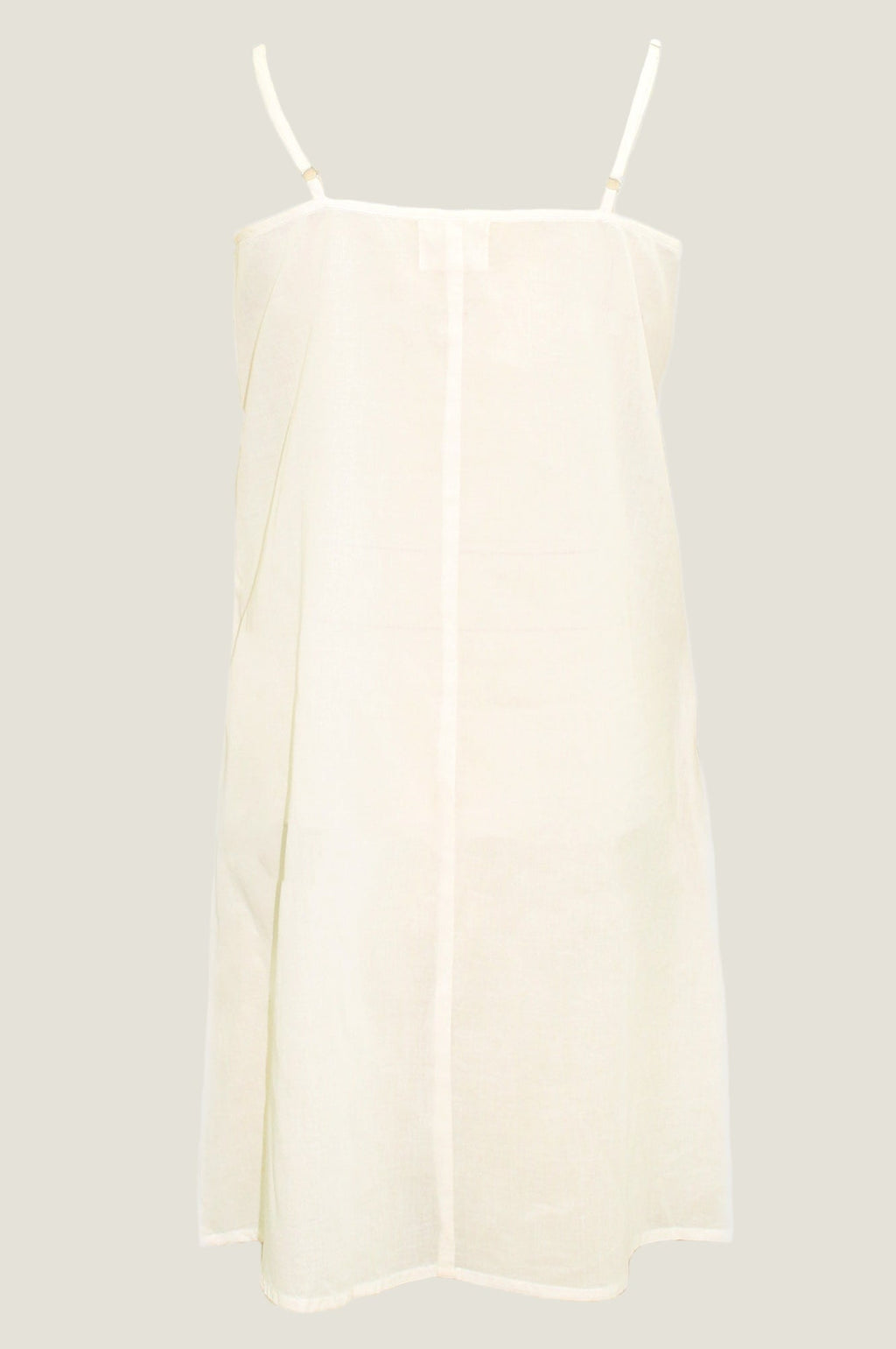 Cami V Midi Slip Dress | Neutral