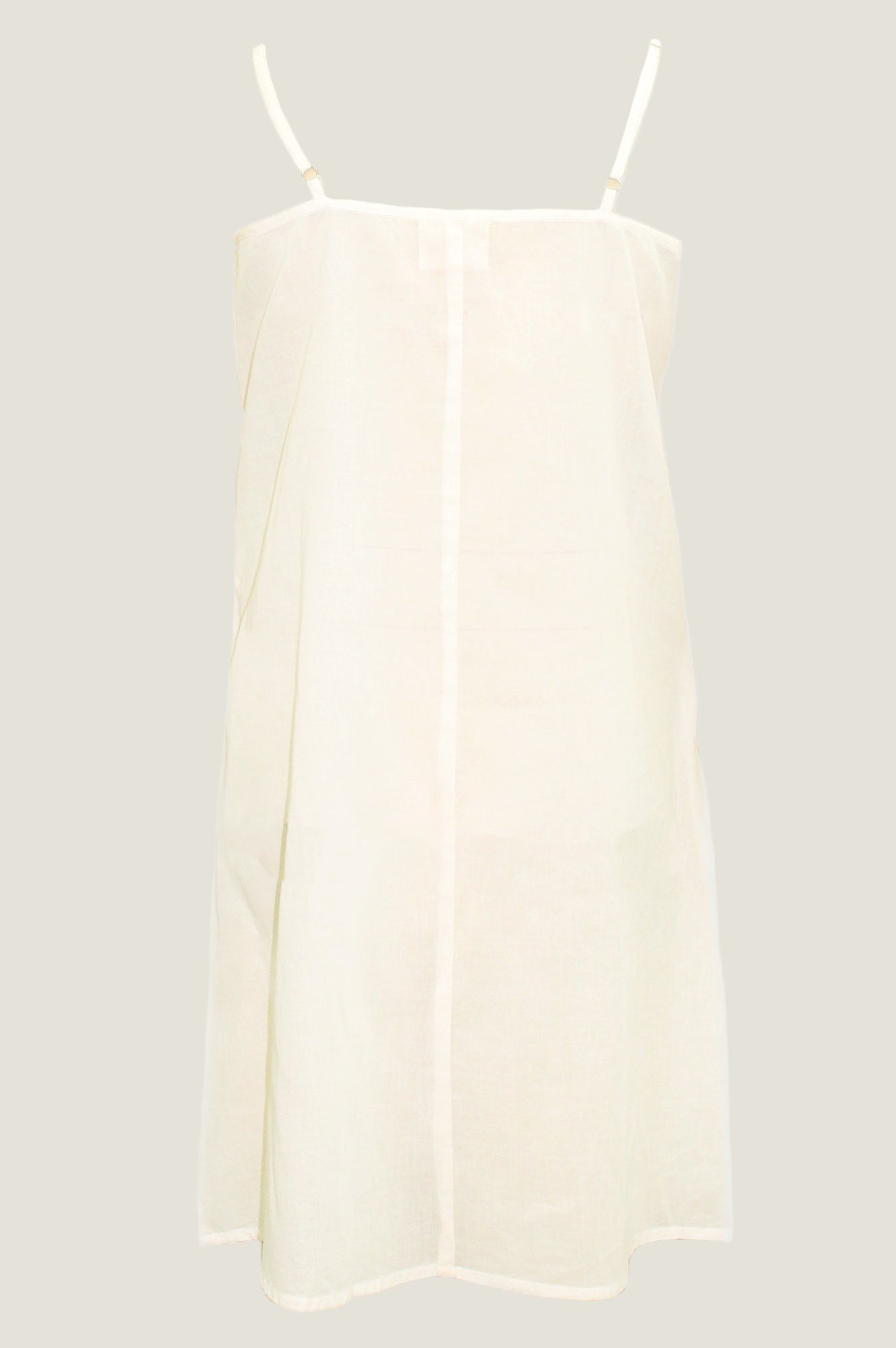 Cami V Midi Slip Dress | Neutral