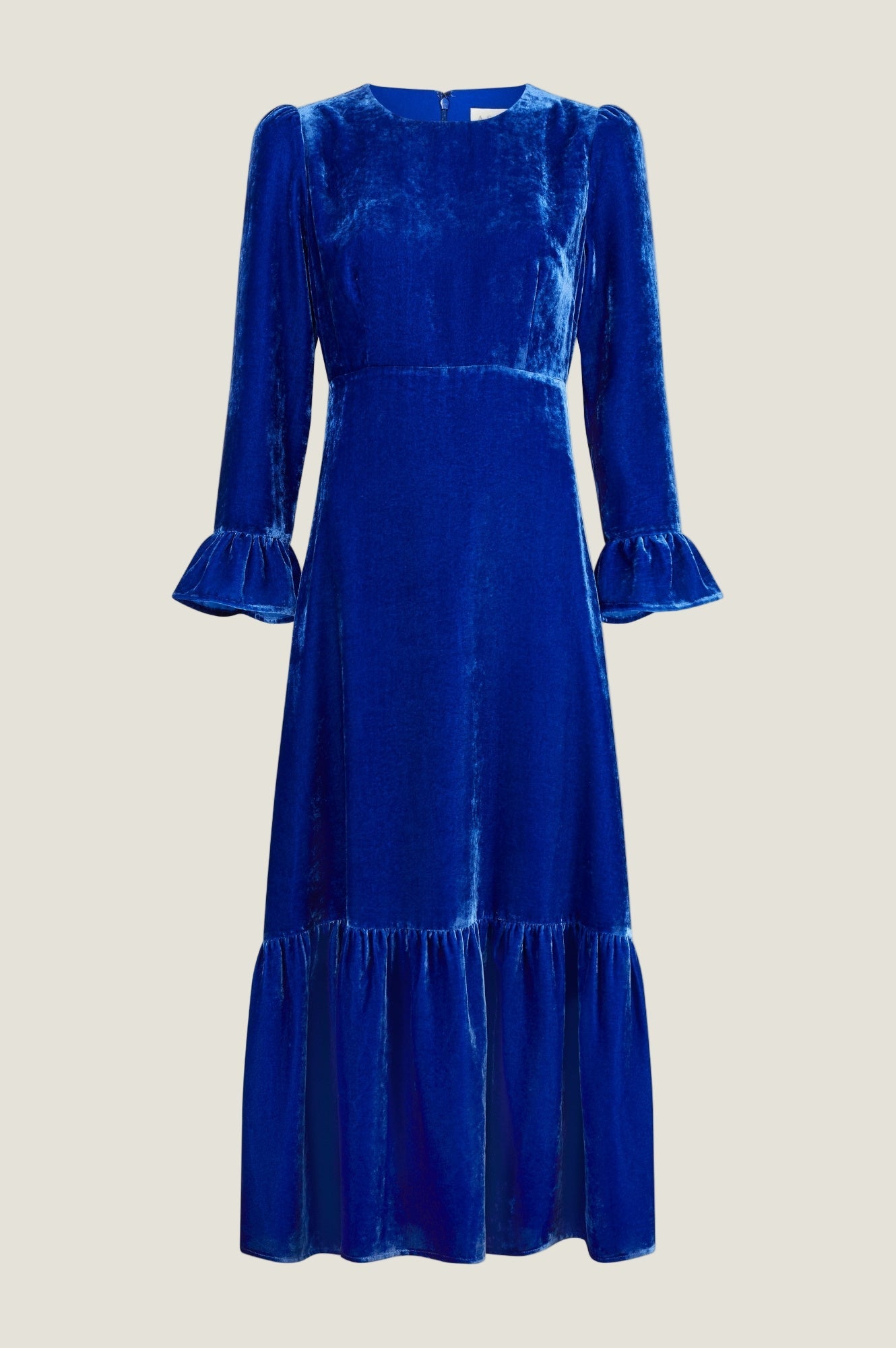 Victoria Velvet Dress | Azure Blue
