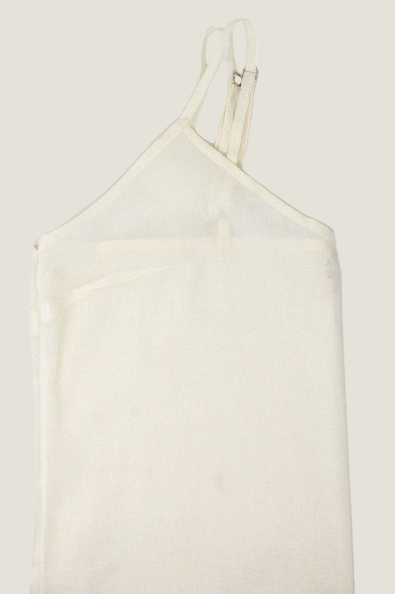 Cami V Midi Slip Dress | Neutral