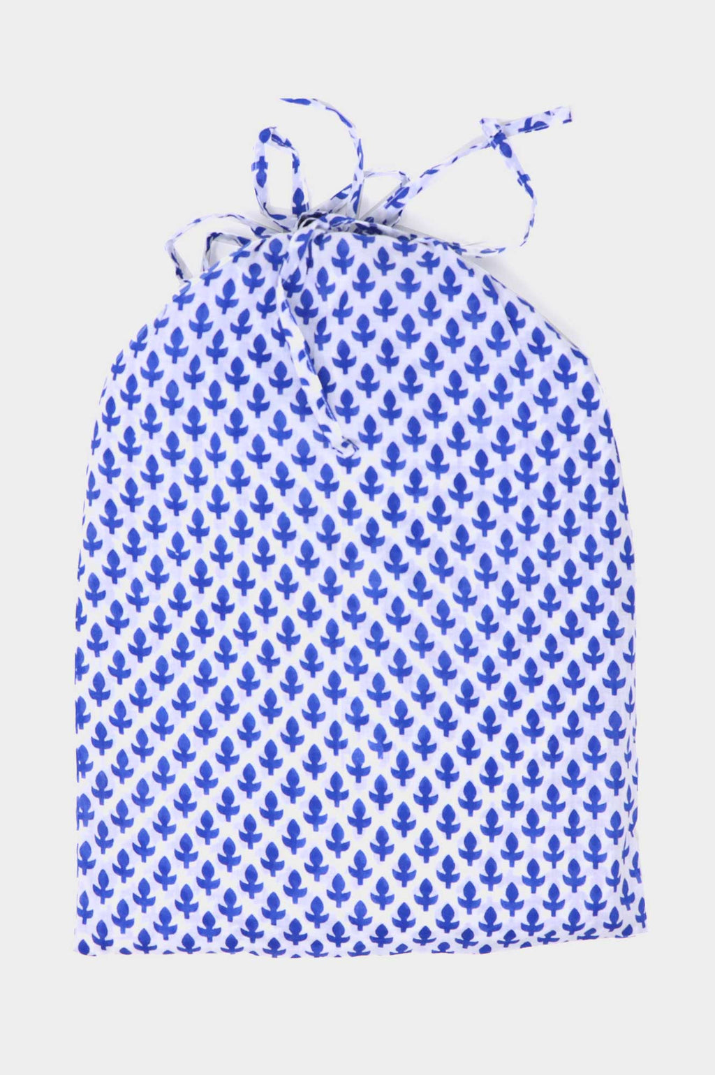 Pyjama Set | Leaf White/Blue