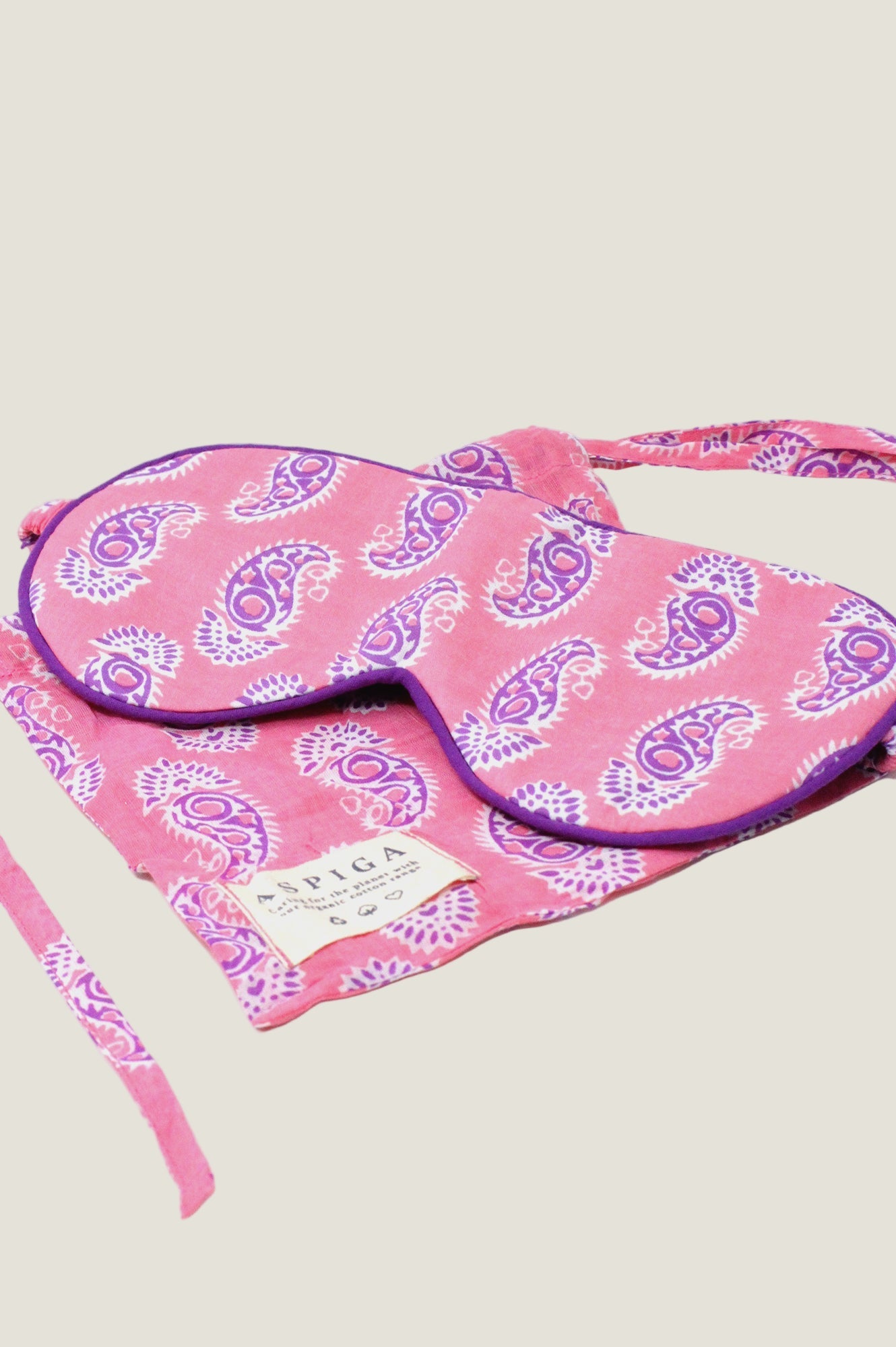 Eye Mask | Paisley Pink
