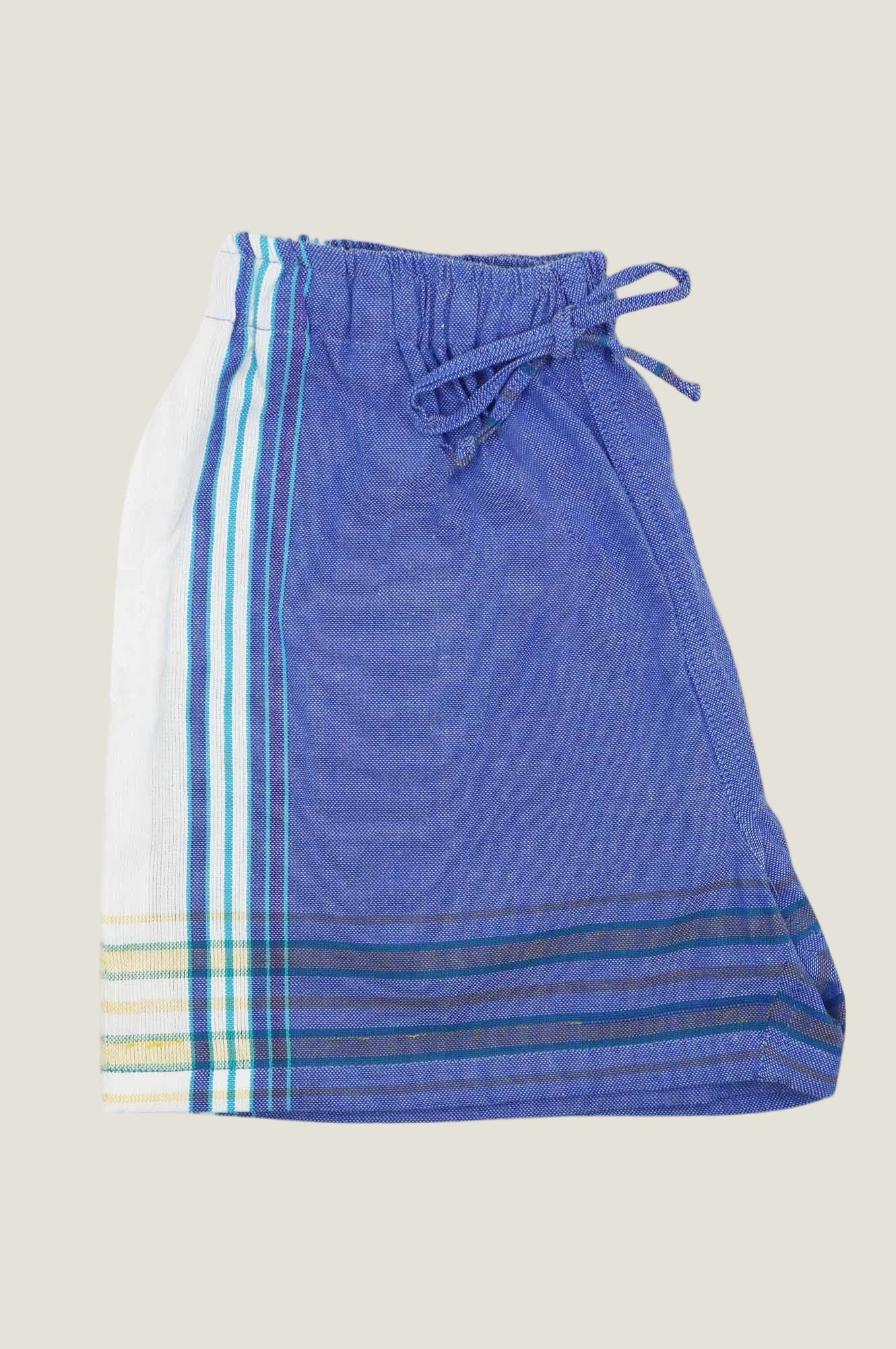 Kikoy Short Shorts | Denim Blue/White