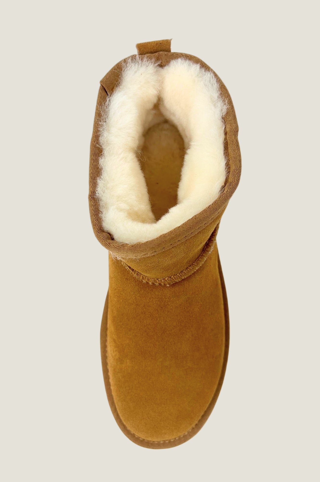 LUCKY BEAR Mini Sheepskin Boot | Tan